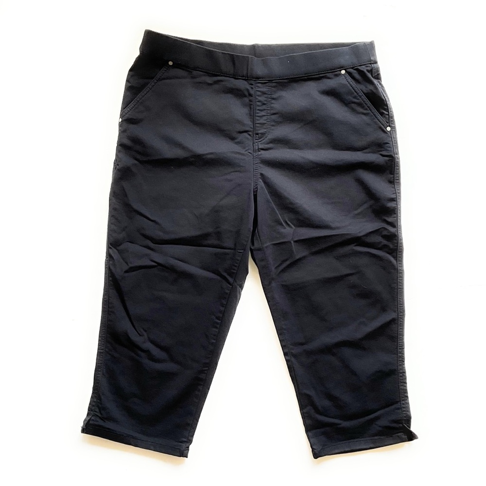 Women’s Casual Elastic Waistband Black Size 14 ClassicApparel